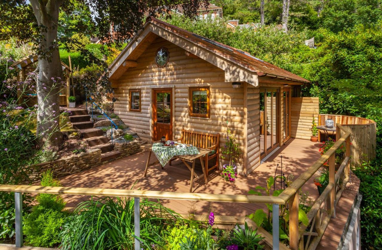 Porthole Log Cabin Minehead Exterior foto